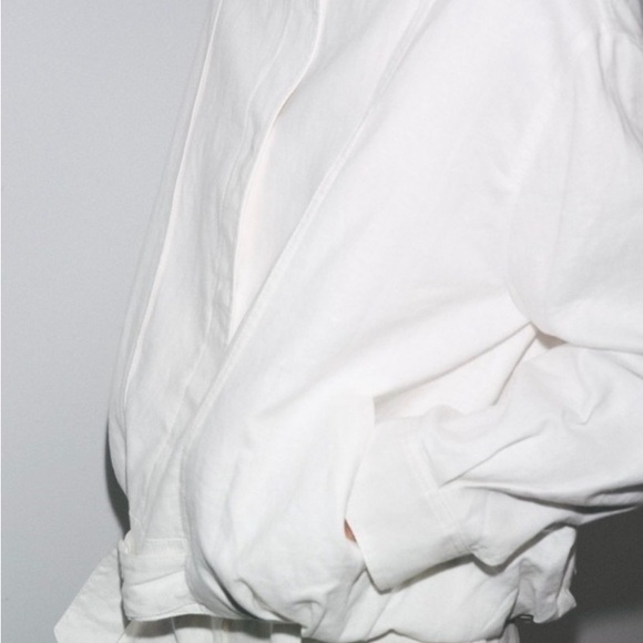 Zara 100% LINEN BOMBER JACKET ZW COLLECTION - Picture 9 of 14